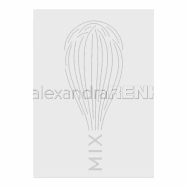 Alexandra Renke Embossing Folder Cooking; Whisk