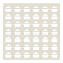 Alexandra Renke Stencil 6 inch X6 inch Cooking; Pots