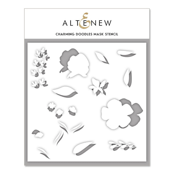 Altenew - Charming Doodles Mask Stencil 6x6 inch