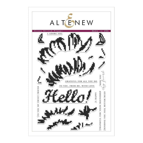 Altenew - Cross Stitch Flower Stamp Set