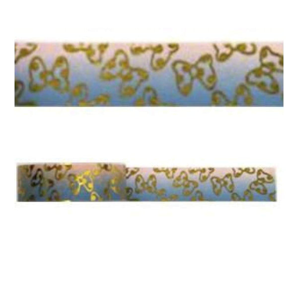 Amazing Value Christmas Foil Washi Tape - Gold Bows Design