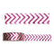 Amazing Value Foil Washi Tape - White With Hot Pink Chevron Design