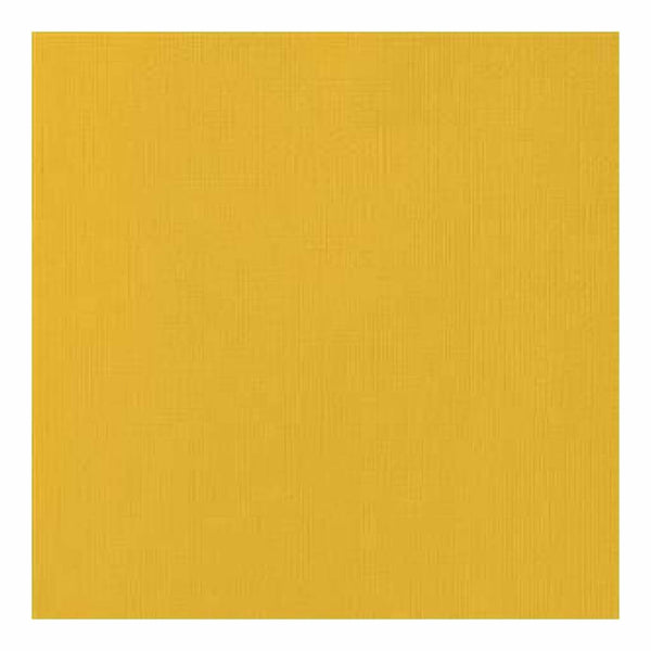 American Crafts 12Inx12in Textured Cardstock - Mustard  - Single Sheet