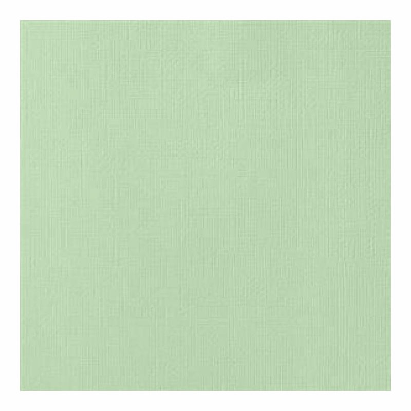 American Crafts 12Inx12in Textured Cardstock - Peapod  - Single Sheet