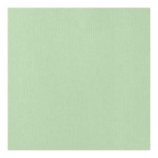 American Crafts 12Inx12in Textured Cardstock - Peapod  - Single Sheet