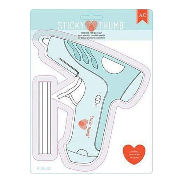 American Crafts - Adhesives - Glue Gun - Sticky Thumb - Cordless Hot Glue Gun