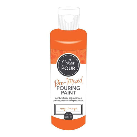 American Crafts Colour Pour Pre-Mixed Paint 8oz Orange