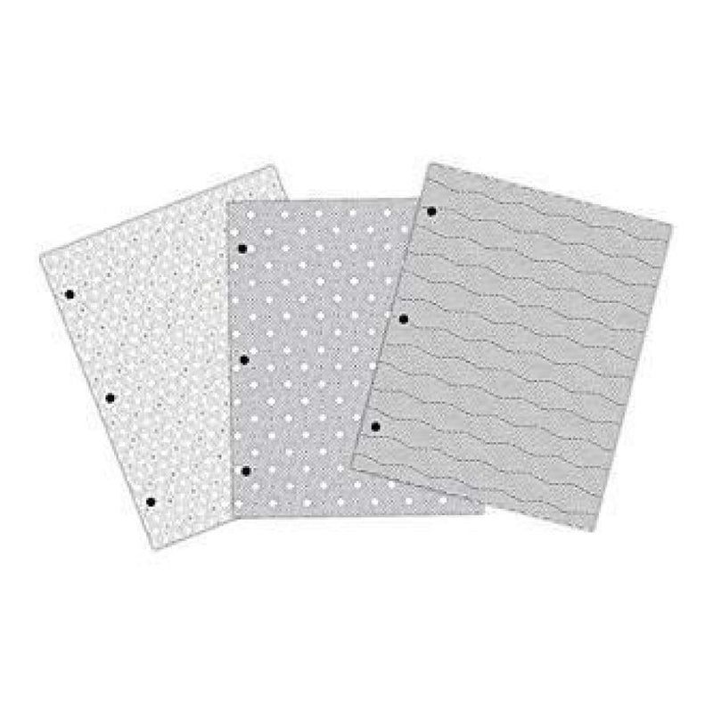 American Crafts - Creative Zen Colouring Folders 9.6 Inch X14 Inch 3 Pack Geometric
