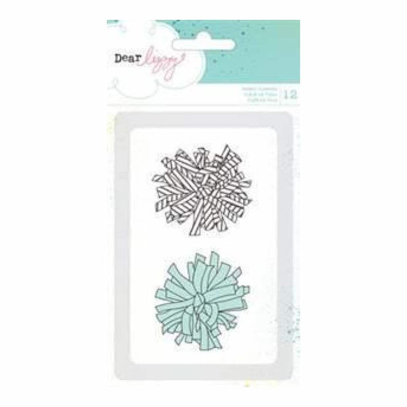 American Crafts - Dear Lizzy Polka Dot Party - Fringe Flowers