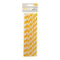 American Crafts - Details Lined Paper Straws 24 Pack - Honey