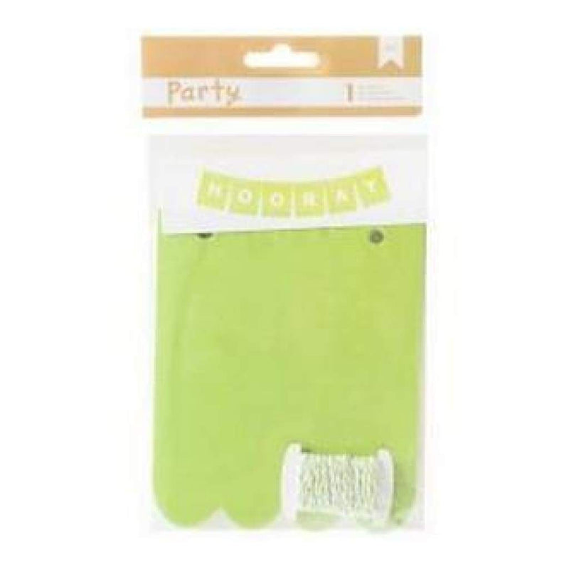 American Crafts - Diy Party Banner Kit Green & White