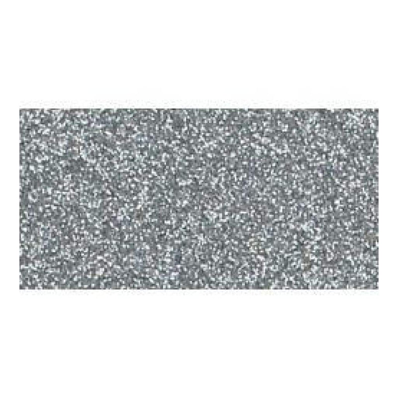 American Crafts Glitter Cardstock 12inch X12inch Silver