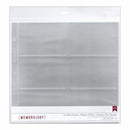 American Crafts Side-Loading Page Protectors 12inch x12inch 10 pack (6) 6inch X4inch Pockets