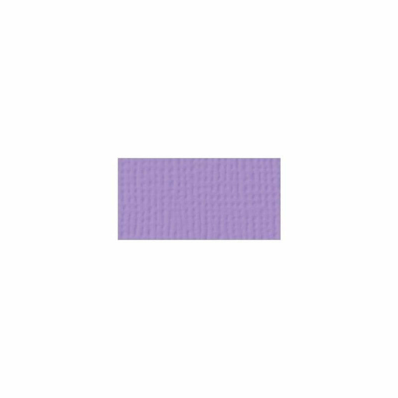 American Crafts Textured Cardstock 12 inch X12 inch  Lavender