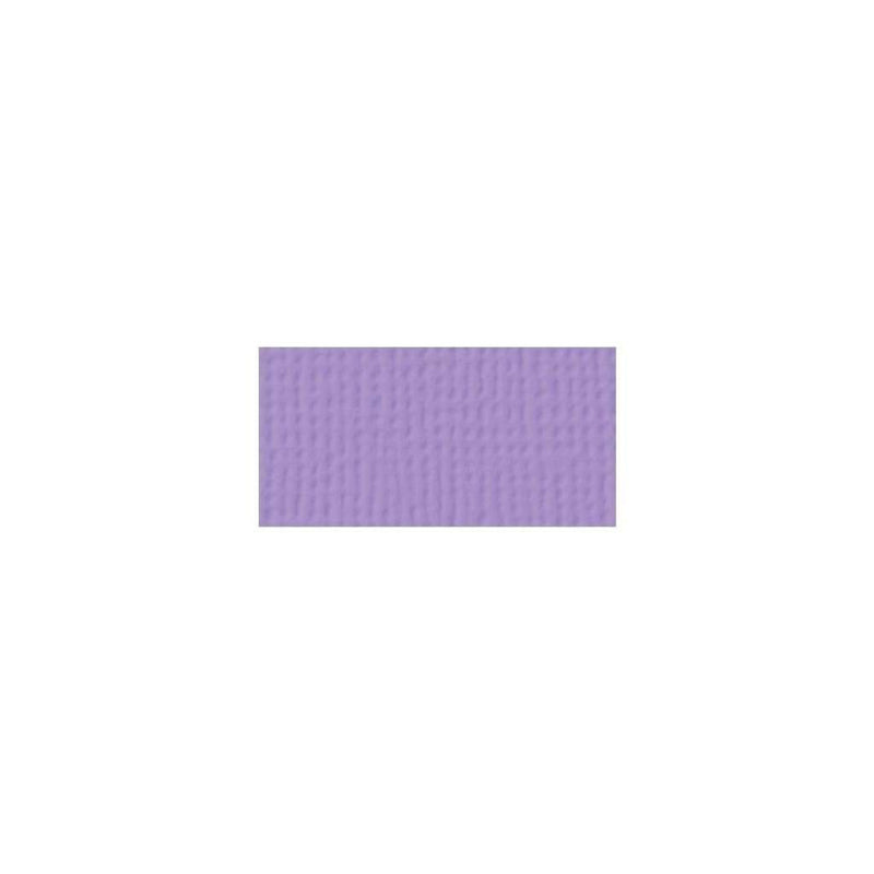 American Crafts Textured Cardstock 12 inch X12 inch  Lavender