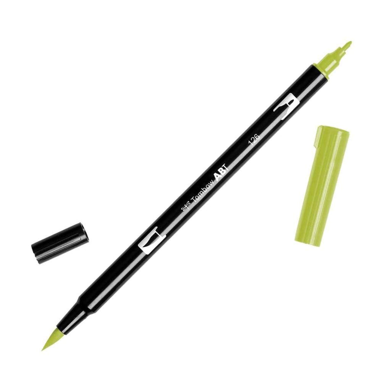 American Tombow - Dual Brush Pen - 126 Light Olive