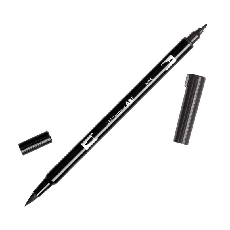 American Tombow - Dual Brush Pen - N25 Lamp Black