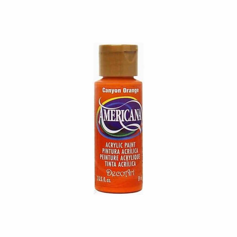 Americana Acrylic Paint 2oz - Canyon Orange - Opaque