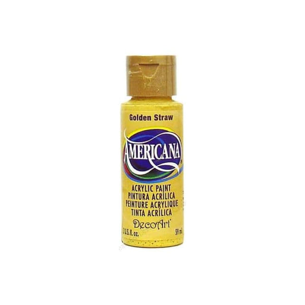 Americana Acrylic Paint 2oz Golden Straw - Opaque