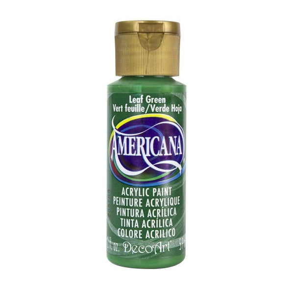 Americana Acrylic Paint 2oz - Leaf Green - Opaque