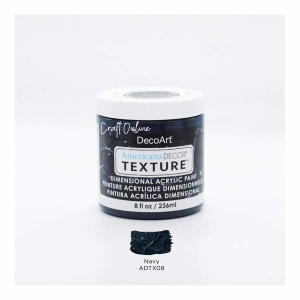 Americana Decor Texture 8oz - Navy