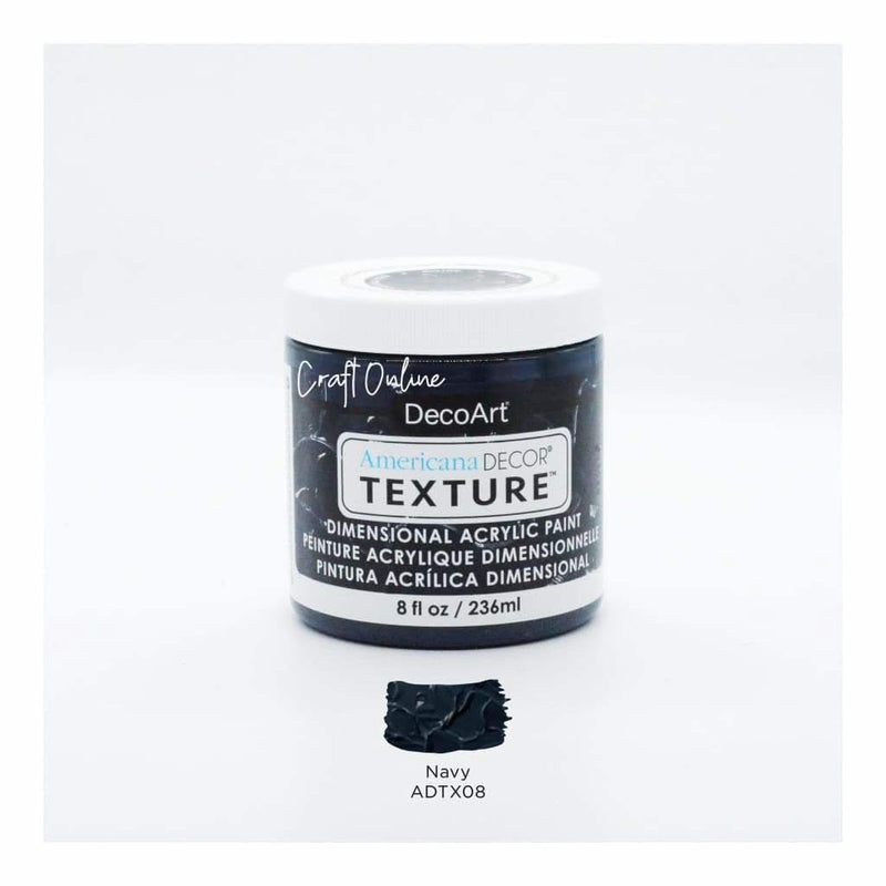 Americana Decor Texture 8oz - Navy