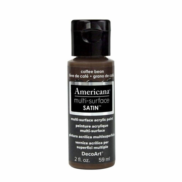 Americana Multi-Surface Satin Acrylic Paint 2oz - Coffee Bean