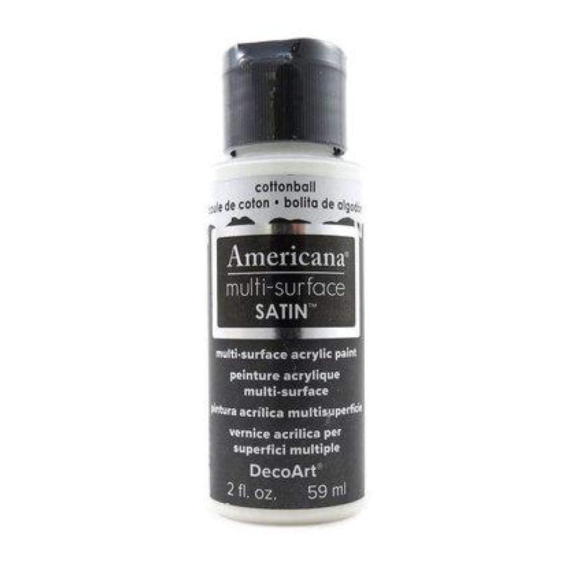 Americana Multi-Surface Satin Acrylic Paint 2oz - Cotton Ball