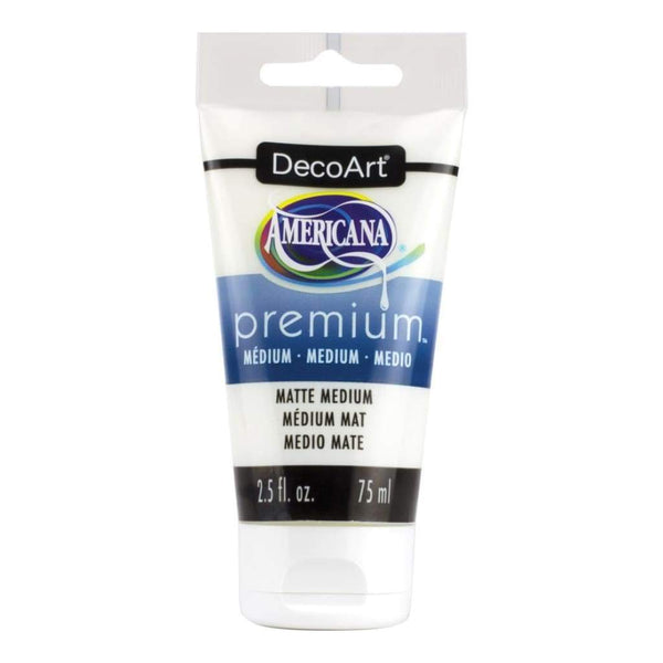 Americana Premium Acrylic Medium Paint Tube 2.5oz - Matte