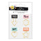 Amy Tan Shine On Shaped Binder Clips 4 pack Decorative