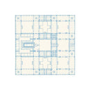 Anna Griffin - Flora - Garden Plan Blue 12x12 paper (pack of 10)