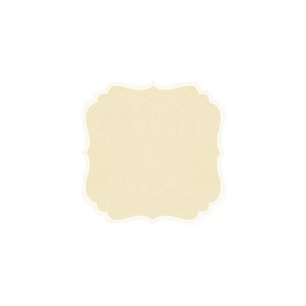 Anna Griffin - Calisto - Ivory Shaped 12x12 die-cut cardstock (pack of 5)