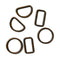 Li'l Davis Designs - Trinkets and Treasures - Large Ribbon Rings - Antique Copper