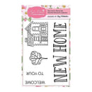 Apple Blossom A6 Stamp Set - New Home with Sentiments - Set of 5 - Heartfelt Moments