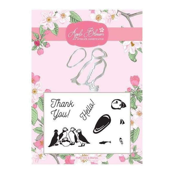 Apple Blossom Birds of a Feather Collection - Puffin Die & Stamp Set