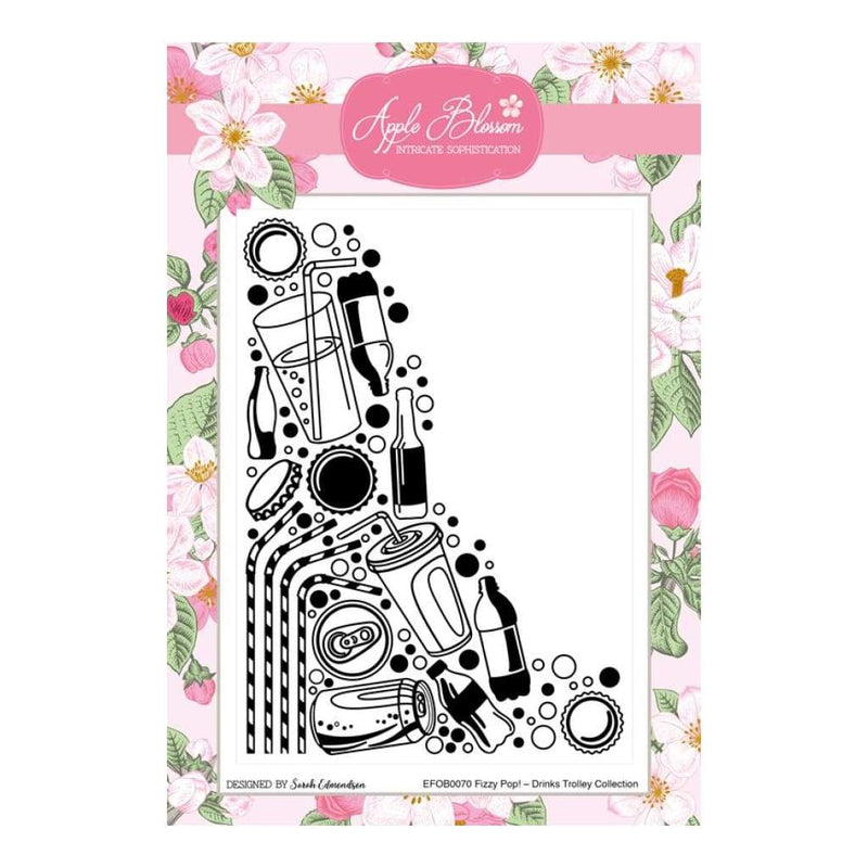 Apple Blossom - Drinks Trolley Collection - Soda Pop 5x7 inch Embossing Folder