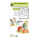 Art Impressions Watercolour Cling Rubber Stamps Containers