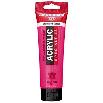 Amsterdam Standard Acrylic Paint 120ml Reflex Rose 384