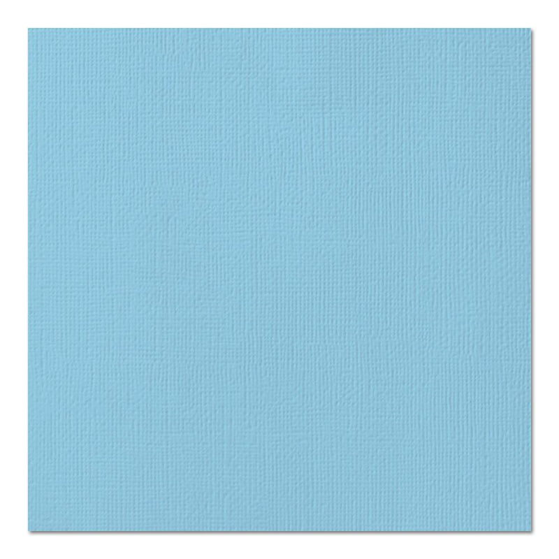 American Crafts 12Inx12in Textured Cardstock - Lagoon - Single Sheet