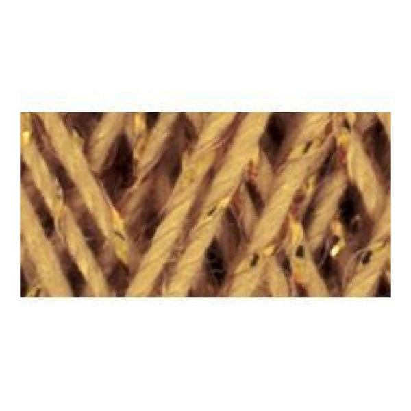 Aunt Lydias Metallic Crochet Thread Size 10 Gold & Gold