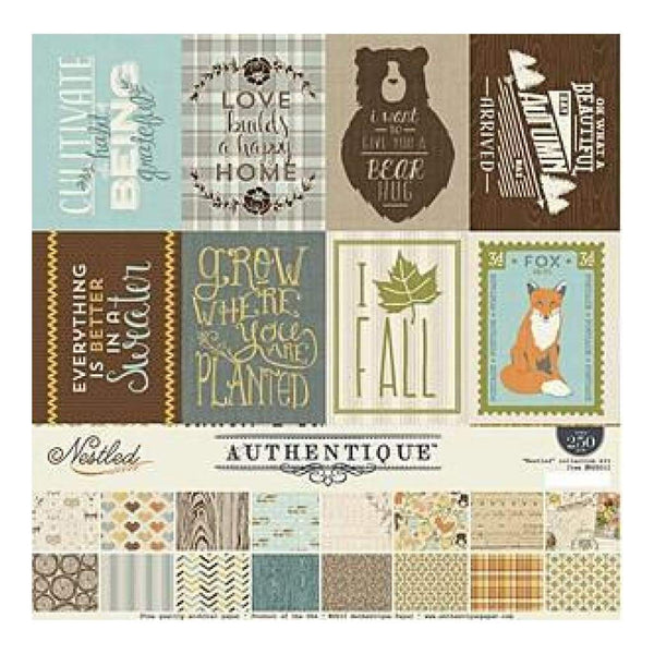 Authentique Collection Kit 12 Inch X12 Inch  Nestled