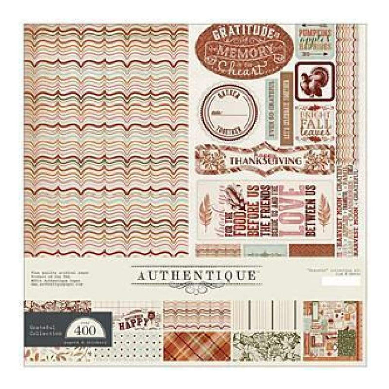Authentique Collection Kit 12Inch X12inch  Grateful