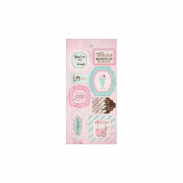 Authentique - Sweetness Components Cardstock Die-Cuts 6"X12"