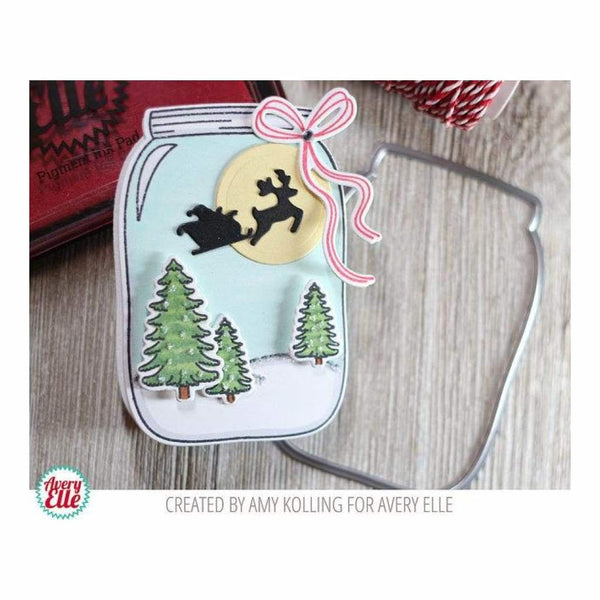 Avery Elle Clear Stamp Set 4 inch X6 inch Warm Wishes*