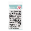 Avery Elle Clear Stamp Set 4inch X6inch Corner Sentiments-Holiday