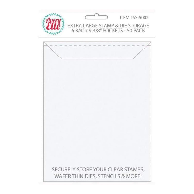 Avery Elle - Stamp & Die Storage Pockets - Extra Large (50 Pk)