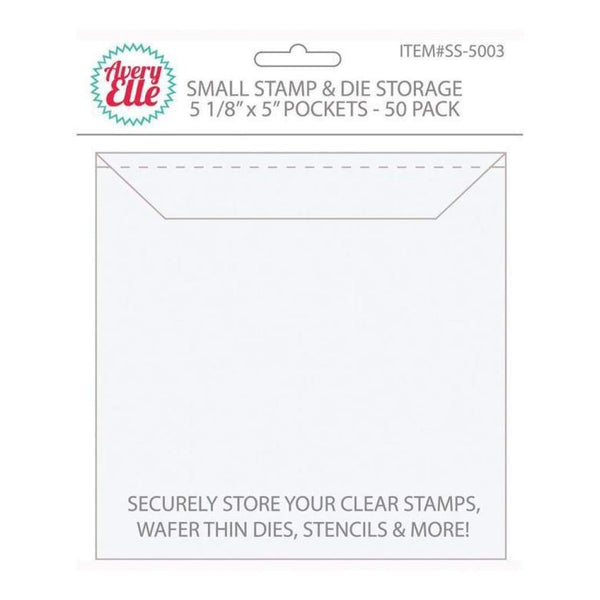 Avery Elle - Stamp & Die Storage Pockets - Small (50 Pk)