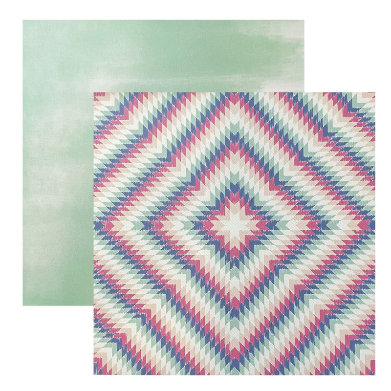 Carta Bella Wildflower 12x12 D/Sided Cardstock - Aztec*