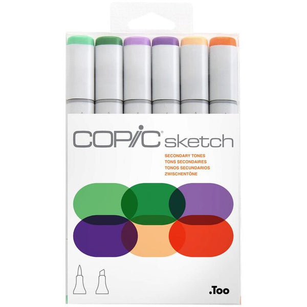 Copic Sketch Set 6 Secondary Tones