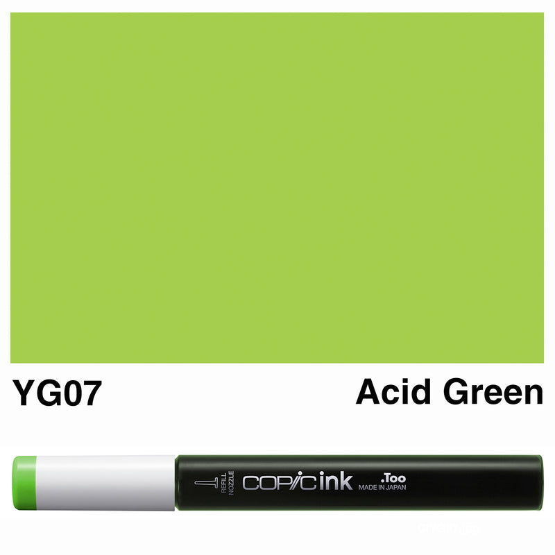 Copic Ink YG07-Acid Green